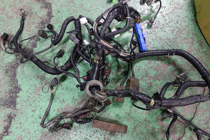 90NSR250RK F3 エンジン腰下 ハーネス、PGM、ヘッド付 hanesb.jpg
