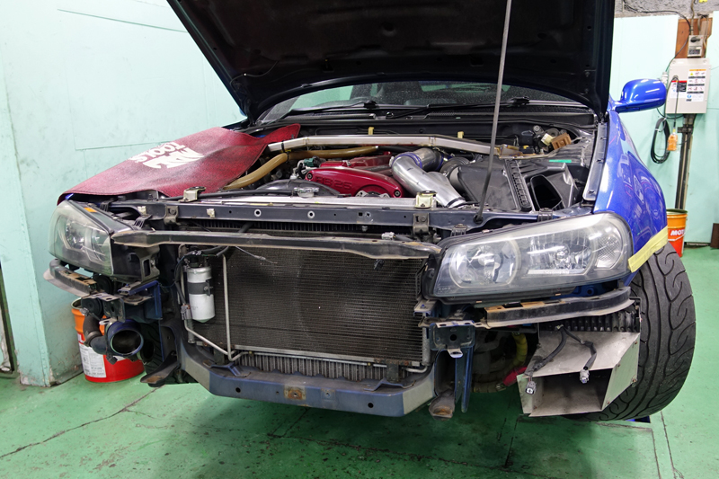 BNR34 前期V-spec 純正エアコンコンデンサーファン 電動ファン GT-R BNR34エアコンが冷えないトラブル | 緑整備センター