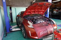 Z34ウオーターポンプ水漏れ修理 サムネイル画像