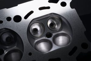 RB26DETTポート加工 燃焼室形状